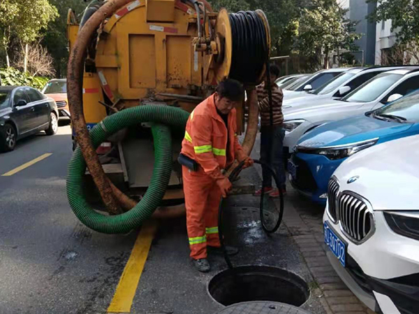 板桥镇排污管道清淤