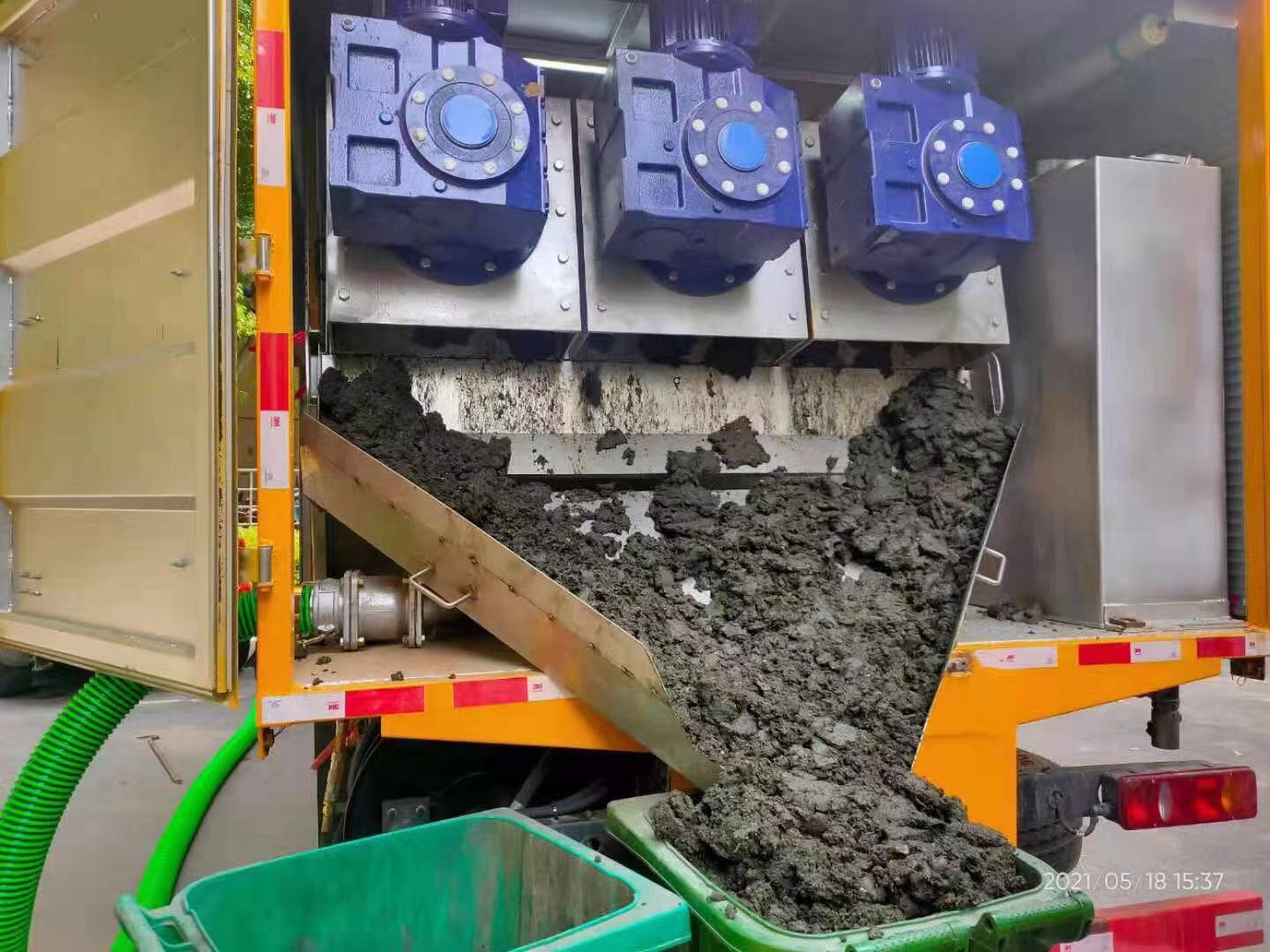 板桥镇化粪池清掏城市维护站-泥浆净化干湿分离处理